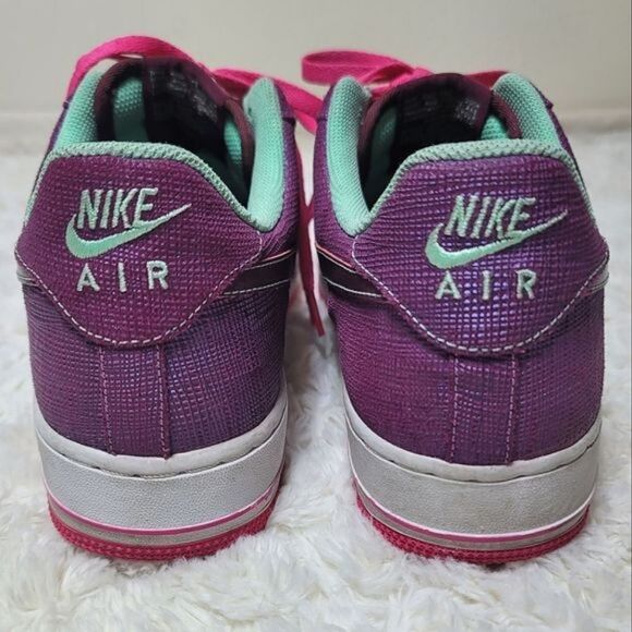 Nike Air Force 1 Cherry Wood Purple & Pink Sneakers (Unisex) - Picture 8 of 12